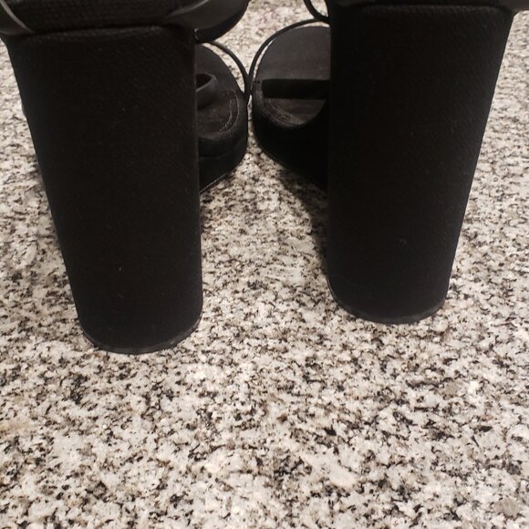 Saint Laurent YSL Cassandra Wedge Heel Shoe - Picture 8 of 10